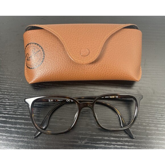 Ray Ban RB5406F 2012 Havana Square Unisex Full Rim 54-18-150mm Eyeglasses Frames - Picture 1 of 8